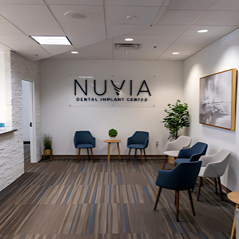 Nuvia Dental Implant Center in Phoenix, Arizona waiting room